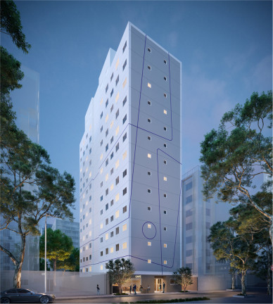 Foto do imóvel Apartamento com 2 Quartos à Venda, 32 m² em Vila Buarque - São Paulo
