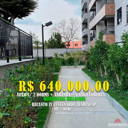Foto do imóvel Apartamento com 2 Quartos à Venda, 68 m² em Jardim Samambaia - Jundiaí