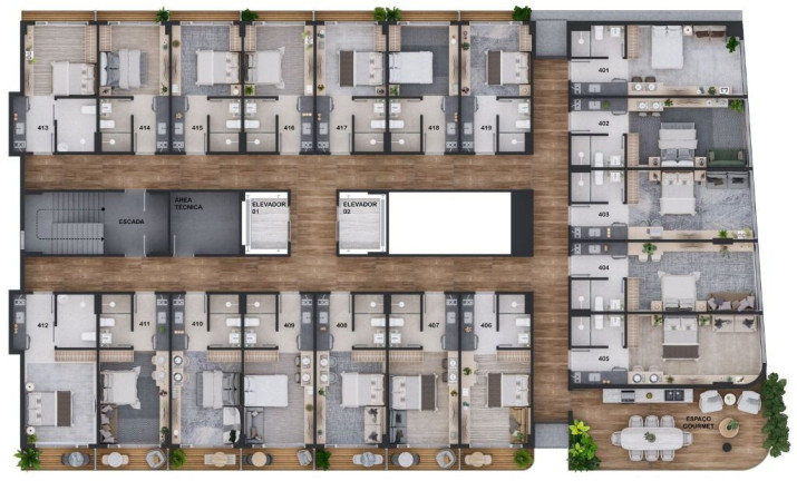 Imagem Apartamento com 1 Quarto à Venda, 2.433 m² em Cabo Branco - João Pessoa