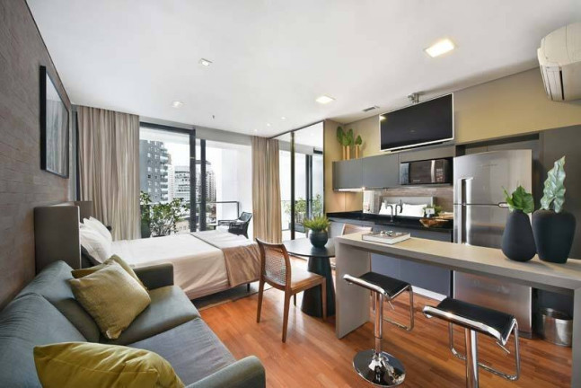 Foto do imóvel Apartamento com 1 Quarto à Venda, 35 m² em Vila Olímpia - São Paulo