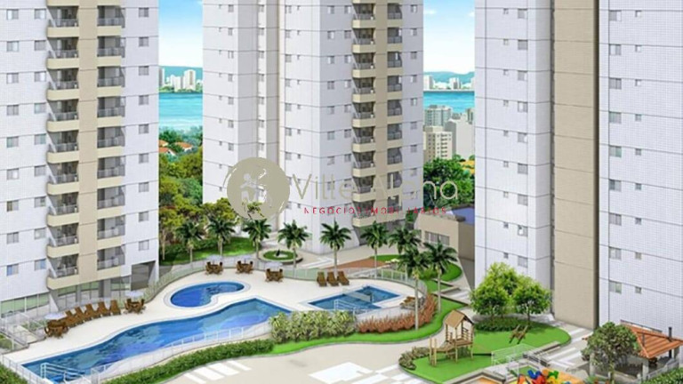 Foto do imóvel Apartamento com 3 Quartos à Venda, 92 m² em Ponta Da Praia - Santos