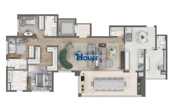 Foto do imóvel Apartamento com 3 Quartos à Venda, 157 m² em Perdizes - São Paulo