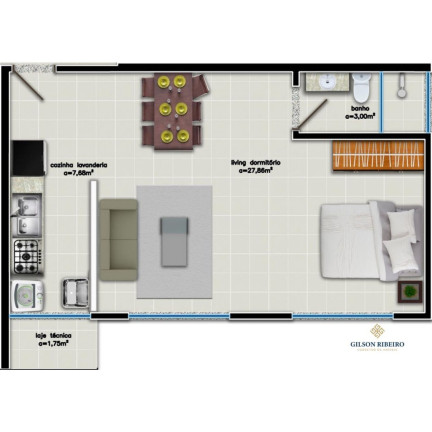 Imagem Apartamento com 1 Quarto à Venda, 41 m² em São Francisco De Assis - Camboriú