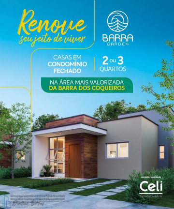 Imagem Casa com 3 Quartos à Venda, 80 m² em Centro - Barra Dos Coqueiros