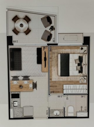 Foto do imóvel Apartamento com 1 Quarto à Venda, 31 m² em Butantã - São Paulo