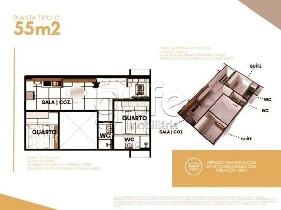 Imagem Apartamento com 2 Quartos à Venda, 61 m² em Amadeu Furtado - Fortaleza