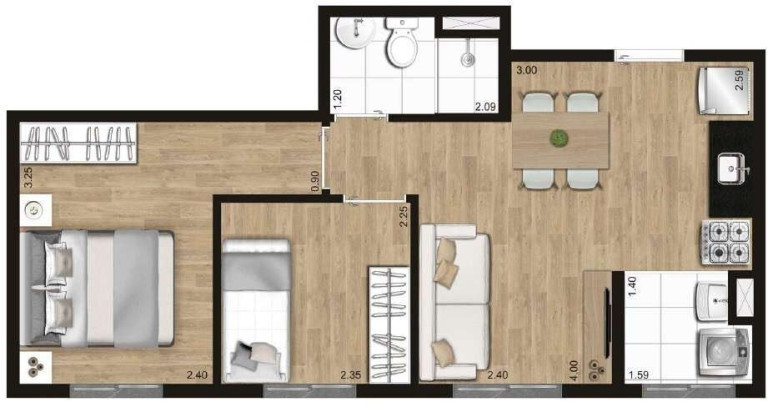 Imagem Apartamento com 2 Quartos à Venda, 35 m² em Freguesia Do ó - São Paulo