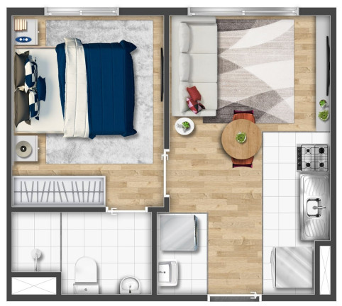 Imagem Apartamento com 2 Quartos à Venda, 36 m² em Vila Andrade - São Paulo