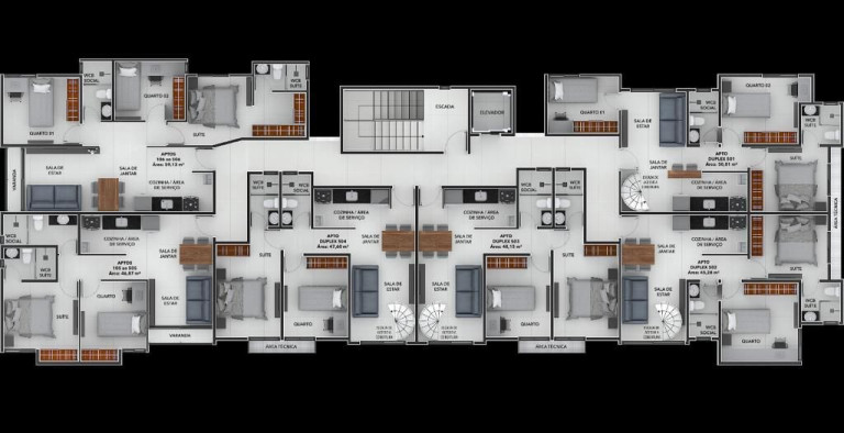 Foto do imóvel Apartamento com 2 Quartos à Venda, 51 m² em Jardim Oceania - João Pessoa