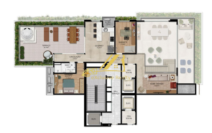 Imagem Apartamento com 4 Quartos à Venda, 217 m² em Cidade Nova - Ilhéus