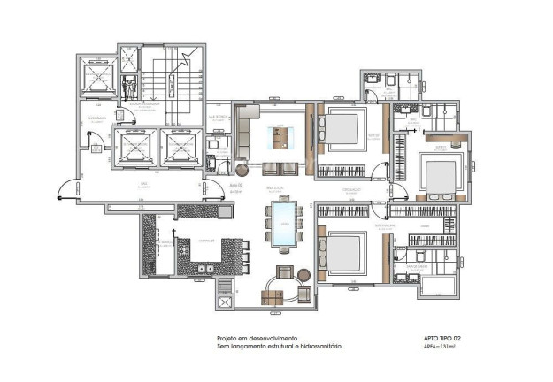 Foto do imóvel Apartamento com 3 Quartos à Venda, 131 m² em Centro - Balneário Camboriú