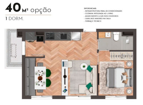 Imagem Imóvel com 1 Quarto à Venda, 22 m² em Chácara Klabin - São Paulo