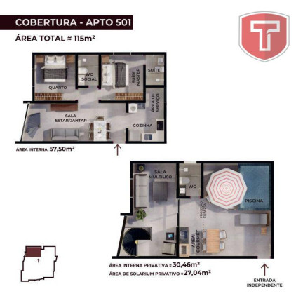 Imagem Apartamento com 3 Quartos à Venda, 72 m² em Praia Formosa - Cabedelo