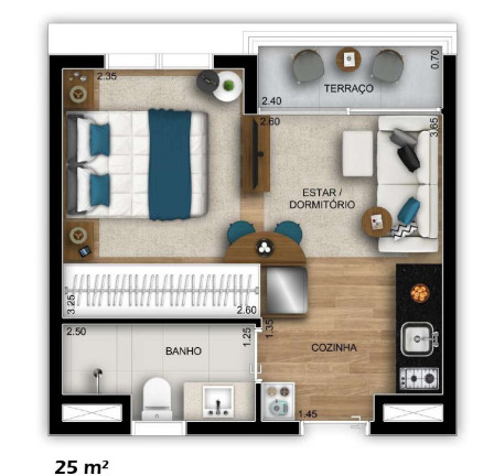 Imagem Apartamento com 1 Quarto à Venda, 24 m² em Vila Madalena - São Paulo