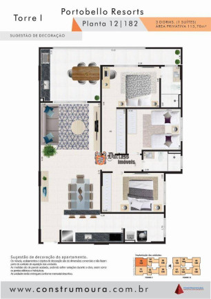 Imagem Apartamento com 3 Quartos à Venda, 113 m² em Centro - Mongaguá