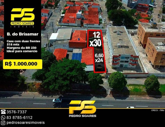 Foto do imóvel Casa à Venda, 518 m² em Brisamar - João Pessoa Foto do imóvel Casa à Venda, 518 m² em Brisamar - João Pessoa