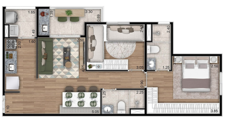 Imagem Apartamento com 2 Quartos à Venda, 69 m² em Aclimação - São Paulo