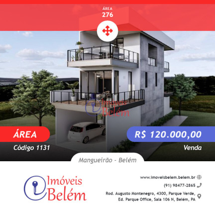 Foto do imóvel Terreno à Venda, 276 m² em Mangueirão - Belém