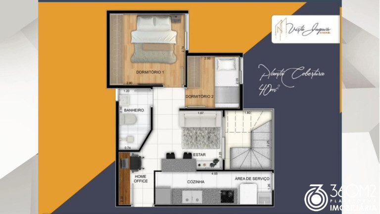 Foto do imóvel Apartamento com 2 Quartos à Venda, 80 m² em Jardim Cristiane - Santo André