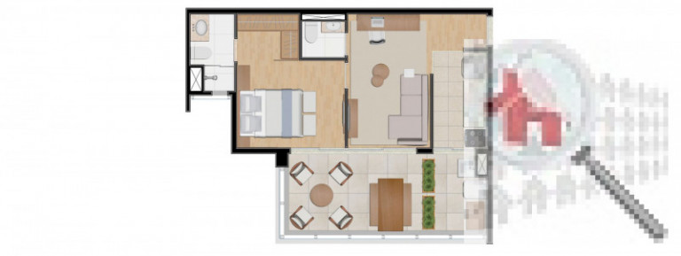 Imagem Apartamento com 1 Quarto à Venda, 52 m² em Vila Olimpia - São Paulo
