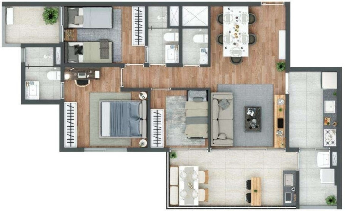 Foto do imóvel Apartamento com 2 Quartos à Venda, 69 m² em Vila Clementino - São Paulo