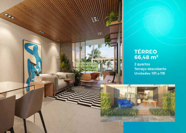 Imagem Apartamento com 2 Quartos à Venda, 66 m² em Tamandaré - Tamandaré