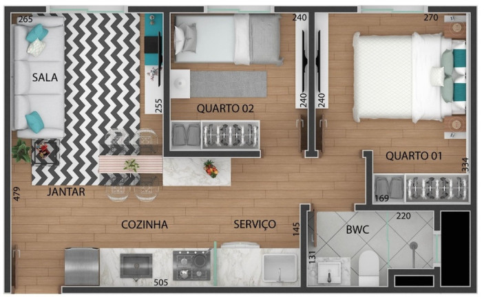 Imagem Apartamento com 2 Quartos à Venda, 40 m² em Vila Progresso - São Paulo