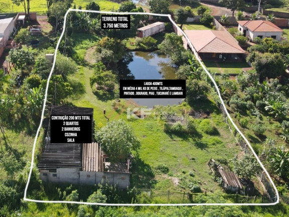 Foto do imóvel Imóvel com 2 Quartos à Venda, 3.750 m² em Zona Rural - Jardinópolis