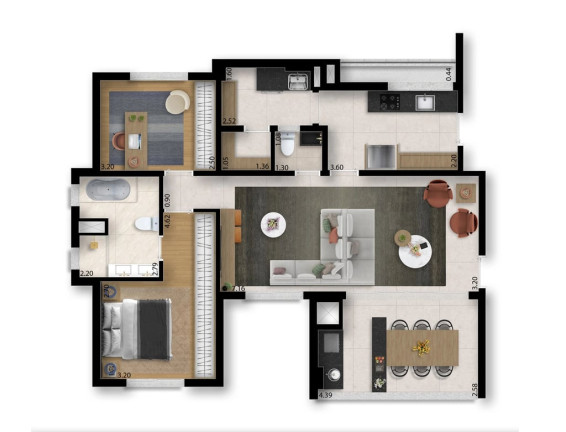 Imagem Apartamento com 3 Quartos à Venda, 156 m² em Pinheiros - São Paulo