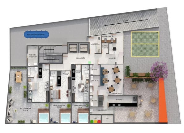 Imagem Apartamento com 1 Quarto à Venda, 22 m² em Tambaú - João Pessoa