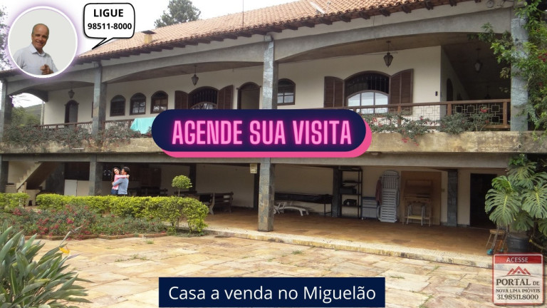 Imagem Casa com 5 Quartos à Venda, 300 m² em Lagoa Do Miguelão - Nova Lima