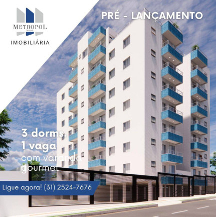 Imagem Apartamento com 3 Quartos à Venda, 77 m² em Contagem