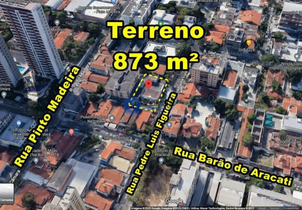 Imagem Terreno à Venda, 873 m² em Aldeota - Fortaleza