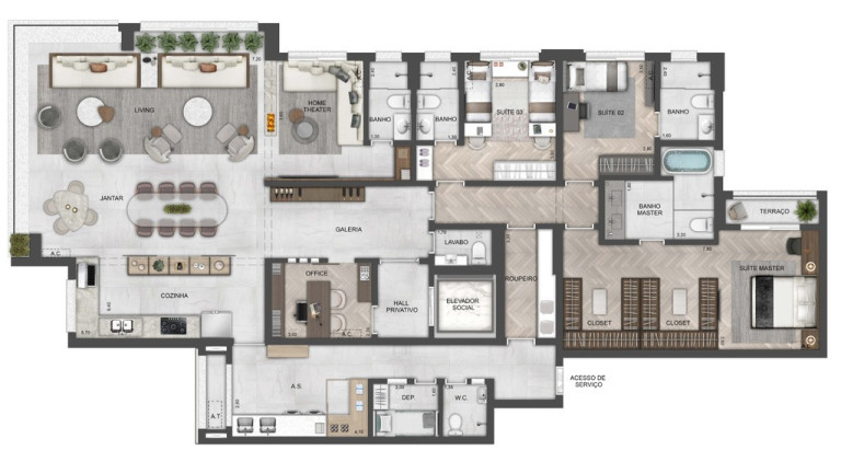 Imagem Apartamento com 4 Quartos à Venda, 354 m² em Vila Romana - São Paulo