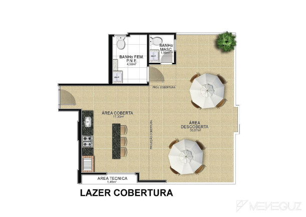 Imagem Apartamento com 1 Quarto à Venda, 45 m² em Praia Do Morro - Guarapari