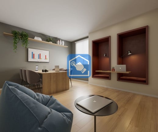 Foto do imóvel Apartamento com 2 Quartos à Venda, 45 m² em Santo Amaro - São Paulo