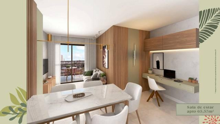 Imagem Apartamento com 3 Quartos à Venda, 66 m² em Presidente Kennedy - Fortaleza