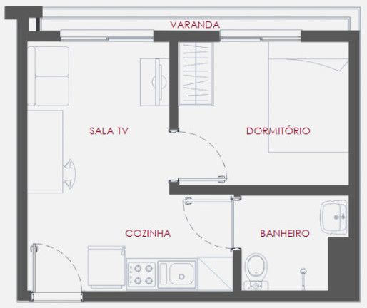 Imagem Apartamento com 1 Quarto à Venda, 27 m² em Vila Monte Alegre - São Paulo