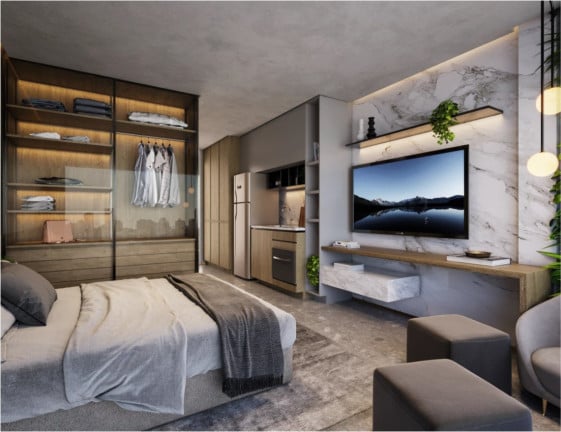 Foto do imóvel Studio com 1 Quarto à Venda, 27 m² em Vila Clementino - São Paulo
