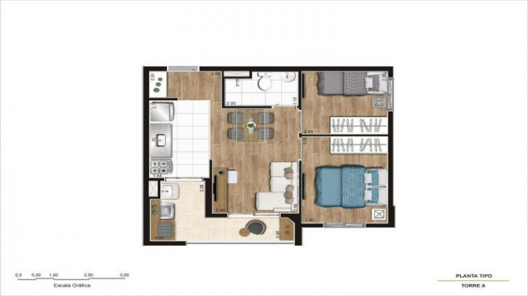 Imagem Apartamento com 2 Quartos à Venda, 41 m² em Mandaqui - São Paulo