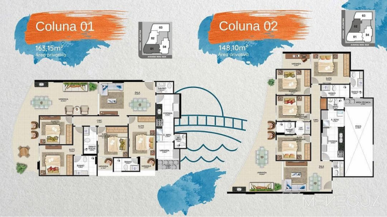 Imagem Apartamento com 4 Quartos à Venda, 205 m² em Enseada Azul - Guarapari
