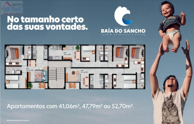 Imagem Apartamento com 2 Quartos à Venda, 10 m² em Jardim Atlântico - Olinda