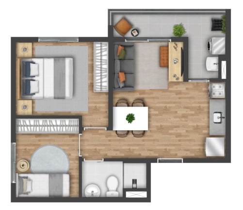 Foto do imóvel Imóvel com 2 Quartos à Venda, 36 m² em Santo Amaro - São Paulo