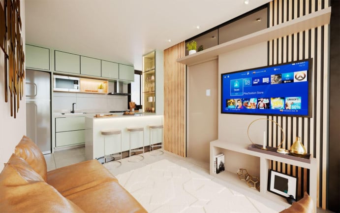 Foto do imóvel Apartamento com 3 Quartos à Venda, 68 m² em Praia De Itaparica - Vila Velha
