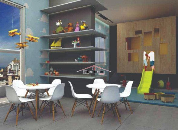 Imagem Apartamento com 1 Quarto à Venda, 44 m² em Boqueirão - Praia Grande