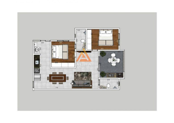 Imagem Apartamento com 2 Quartos à Venda, 89 m²