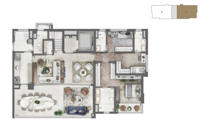 Imagem Apartamento com 3 Quartos à Venda, 165 m² em Campo Belo - São Paulo