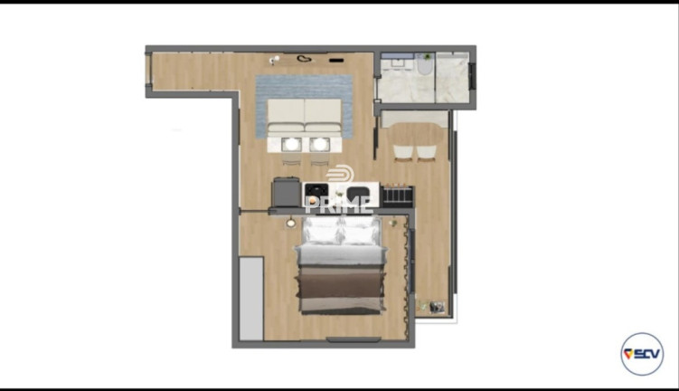Foto do imóvel Apartamento com 2 Quartos à Venda, 54 m² em Sumaré - Caraguatatuba