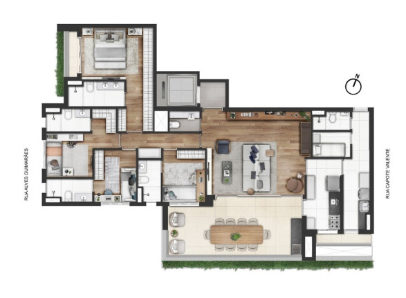 Foto do imóvel Apartamento com 2 Quartos à Venda, 127 m² em Pinheiros - São Paulo