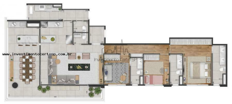 Foto do imóvel Apartamento com 3 Quartos à Venda, 159 m² em Pinheiros - São Paulo